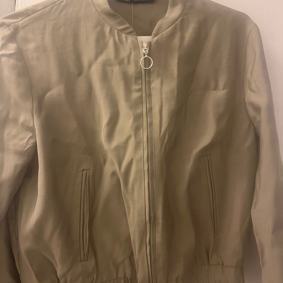 Women's Khaki Bomber Jacket XS - Picture 7 of 8